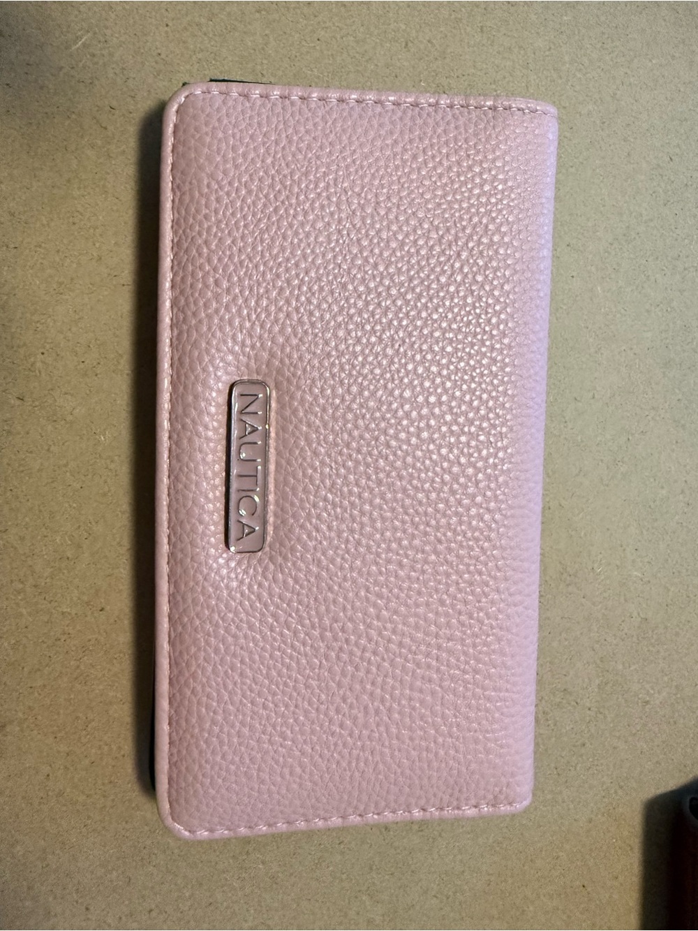 Nautica Pink Pebbled Wallet